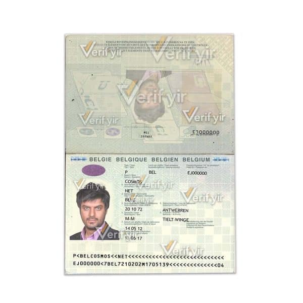 Belgue Passport fake
